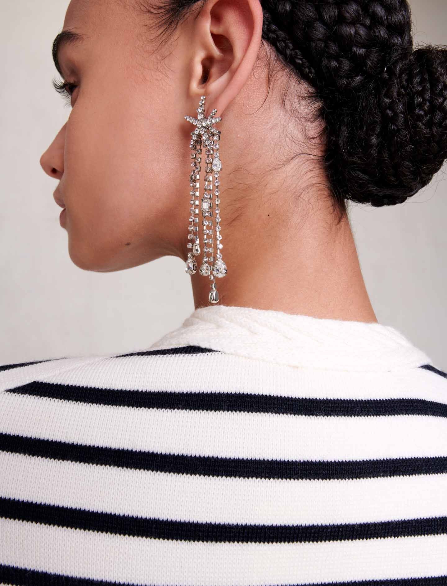 Crystal  -star strass-earings