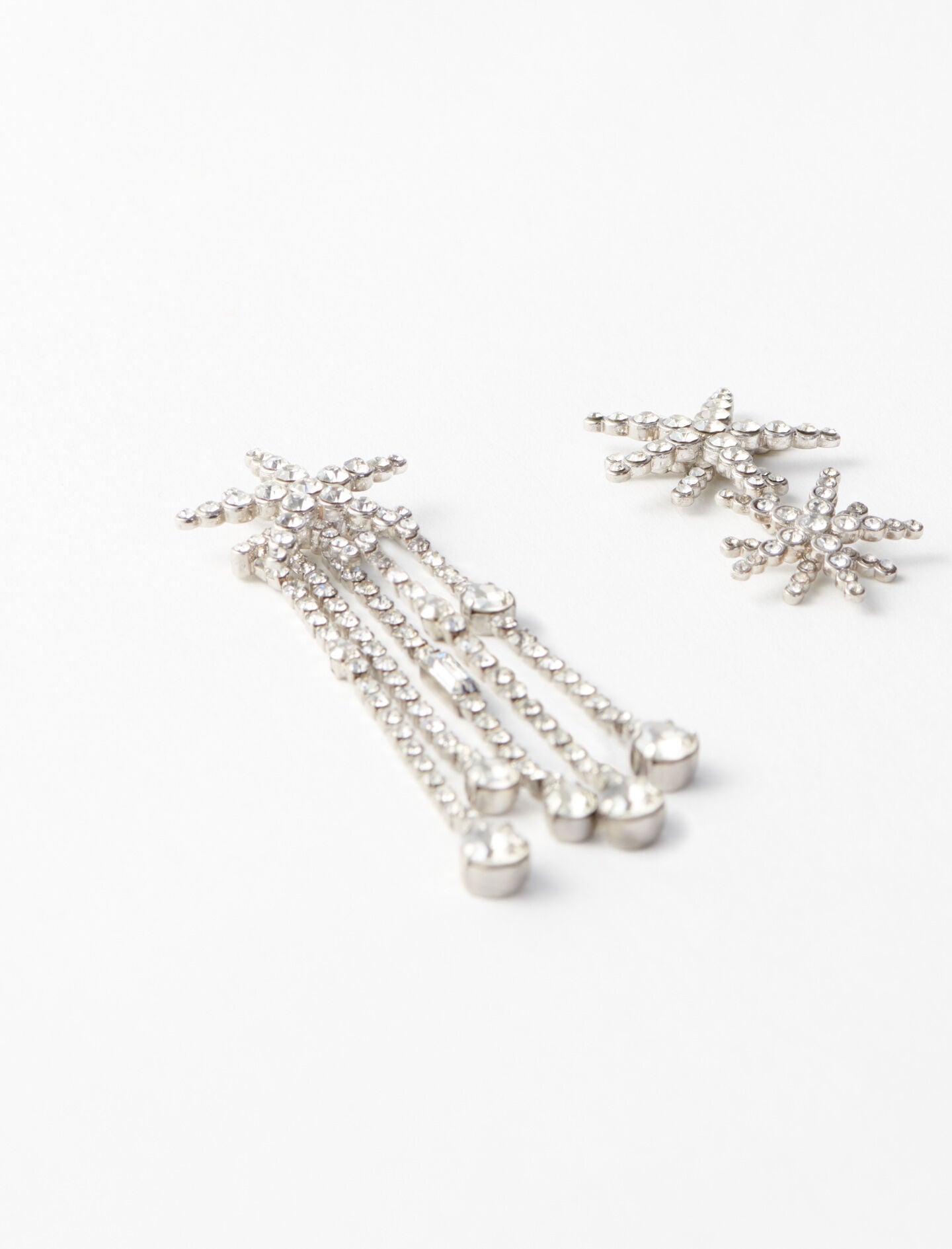 Crystal  -star strass-earings
