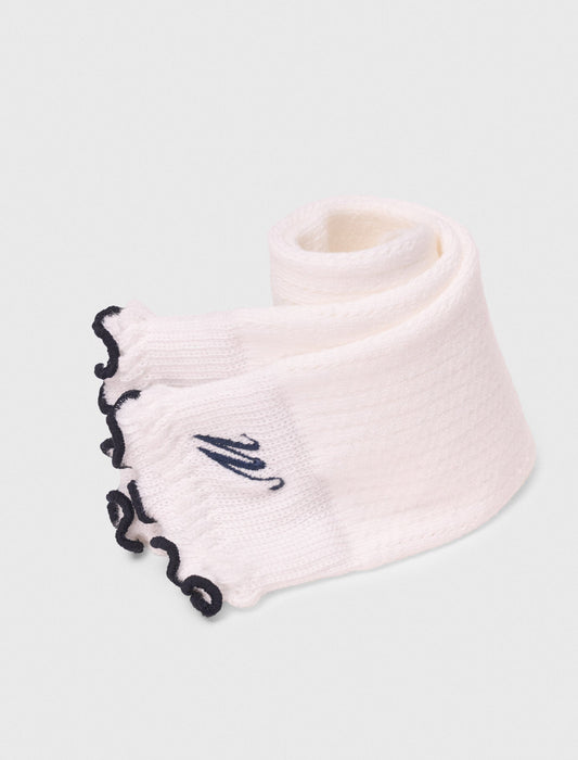 Cotton pointelle socks