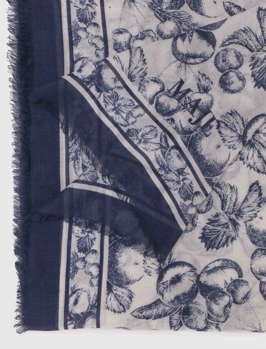 Fruit print shawl