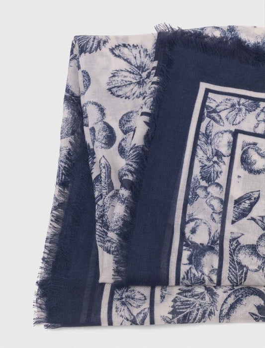 Fruit print shawl
