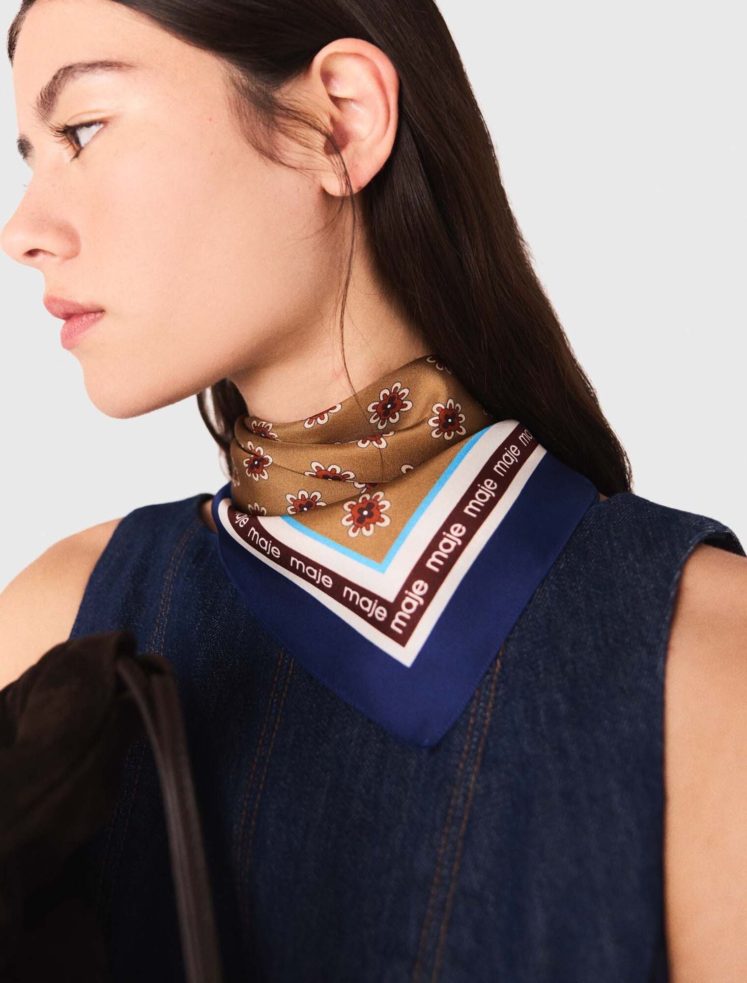 Floral print bandana