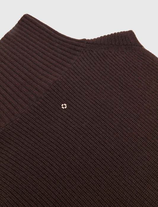 Wool and cashmere collar