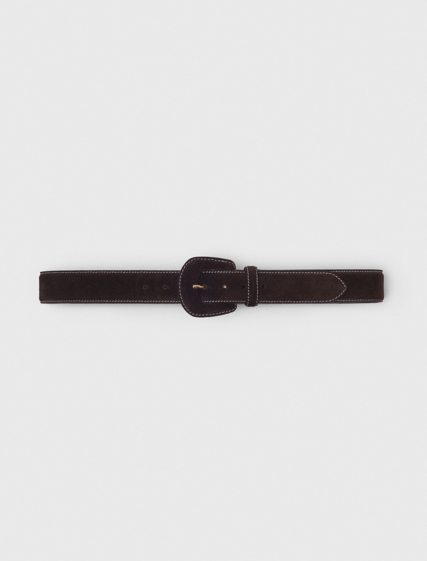 Suede belt