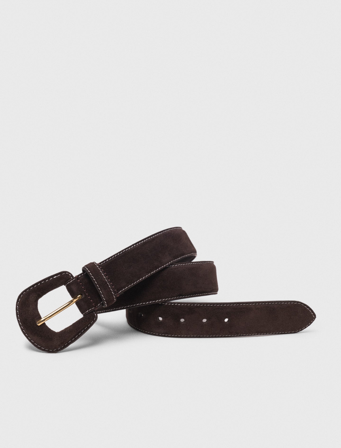 Suede belt
