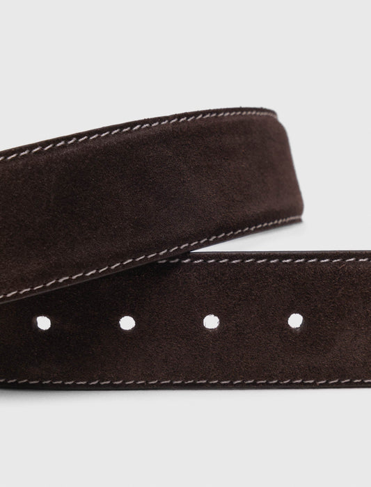 Suede belt