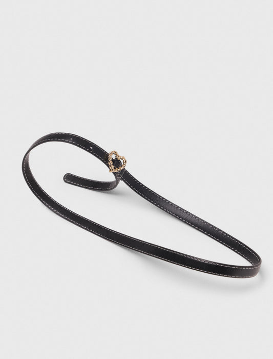 Slim heart belt