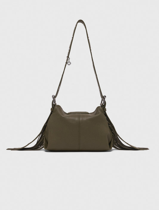 Plain leather mini Miss M bag