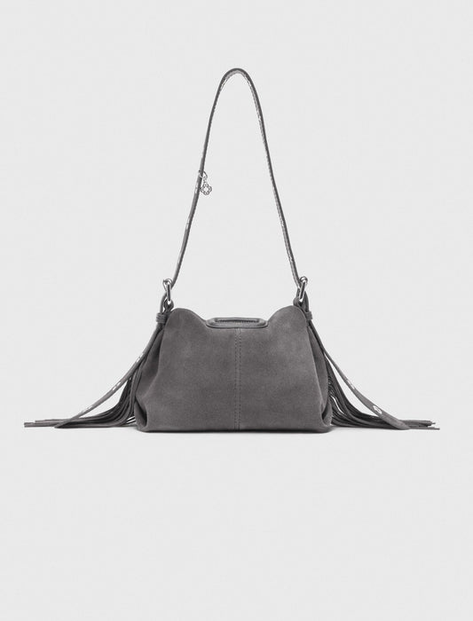 Miss M mini suede bag
