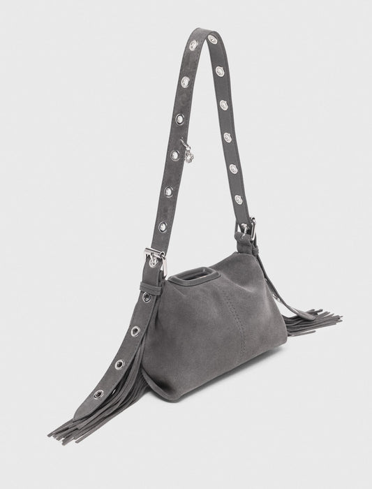 Miss M mini suede bag