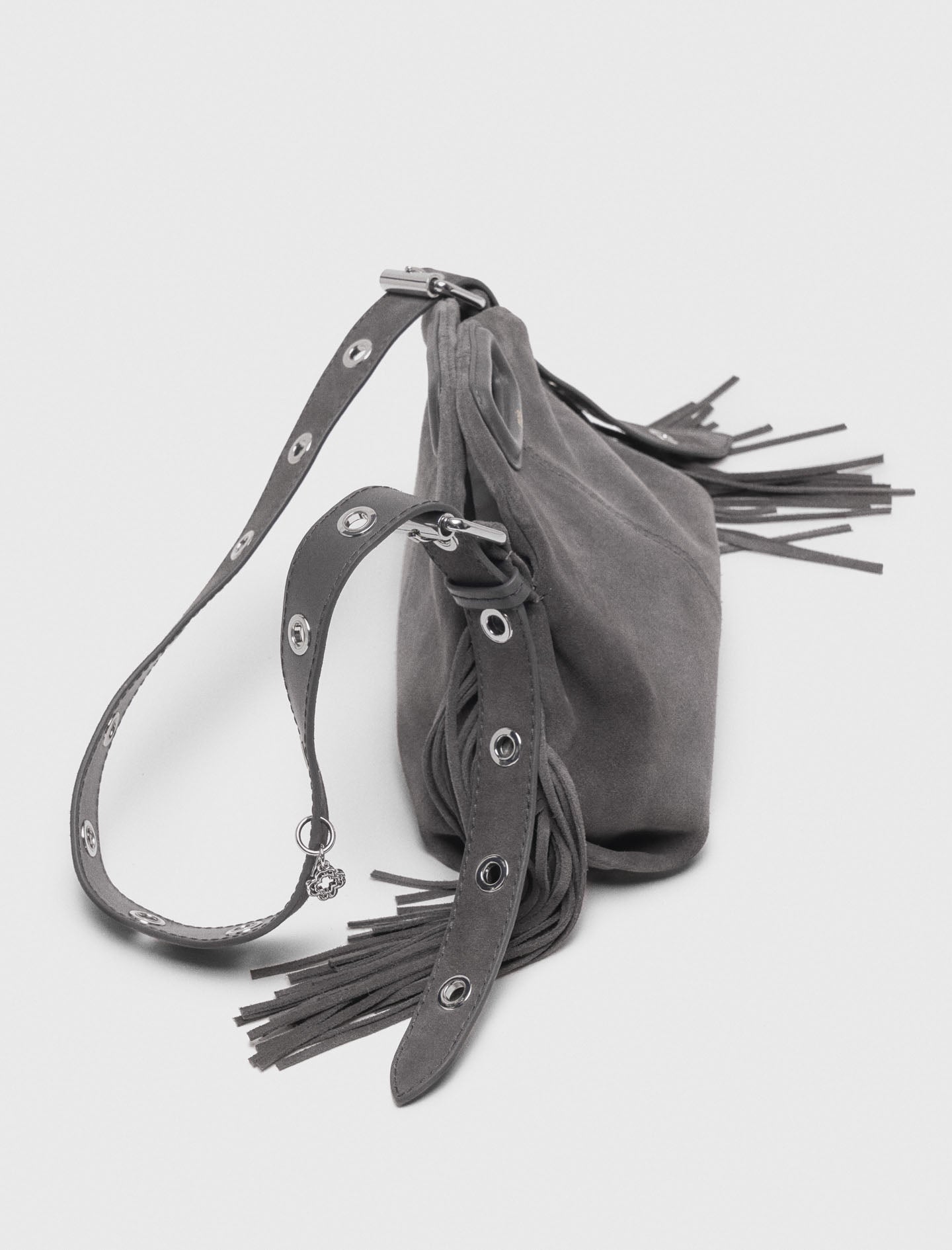 Miss M mini suede bag