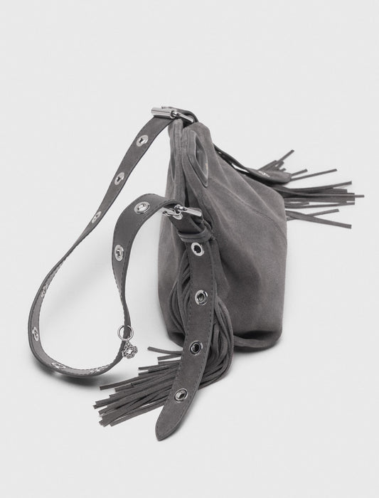 Miss M mini suede bag