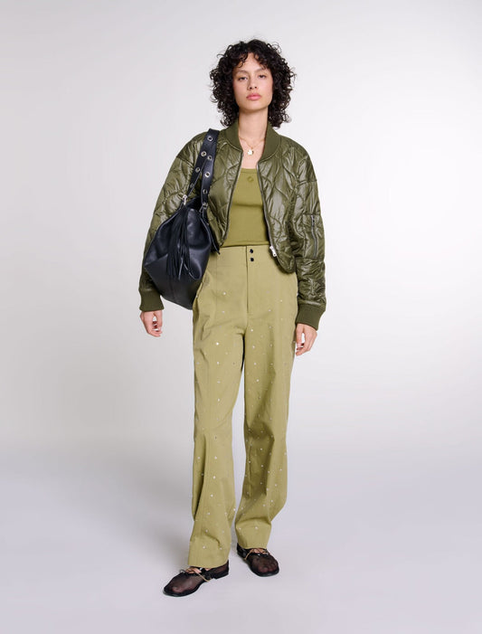 Black   Plain leather Miss M XL bag