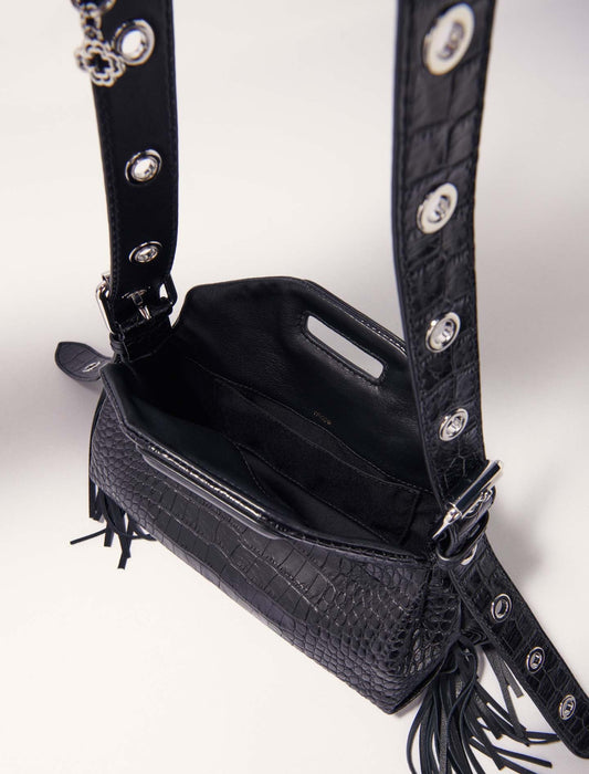 Black-Mini Miss M Shoulder Bag