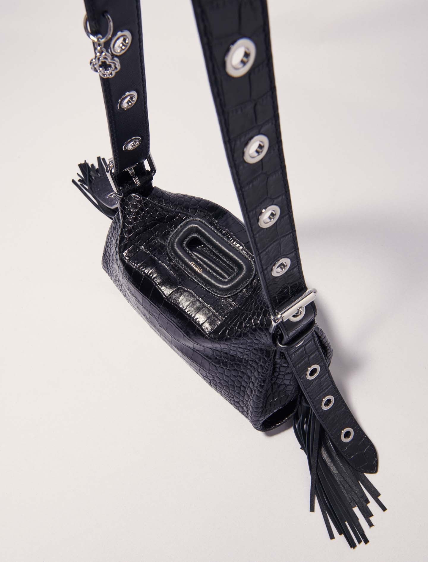 Black-Mini Miss M Shoulder Bag