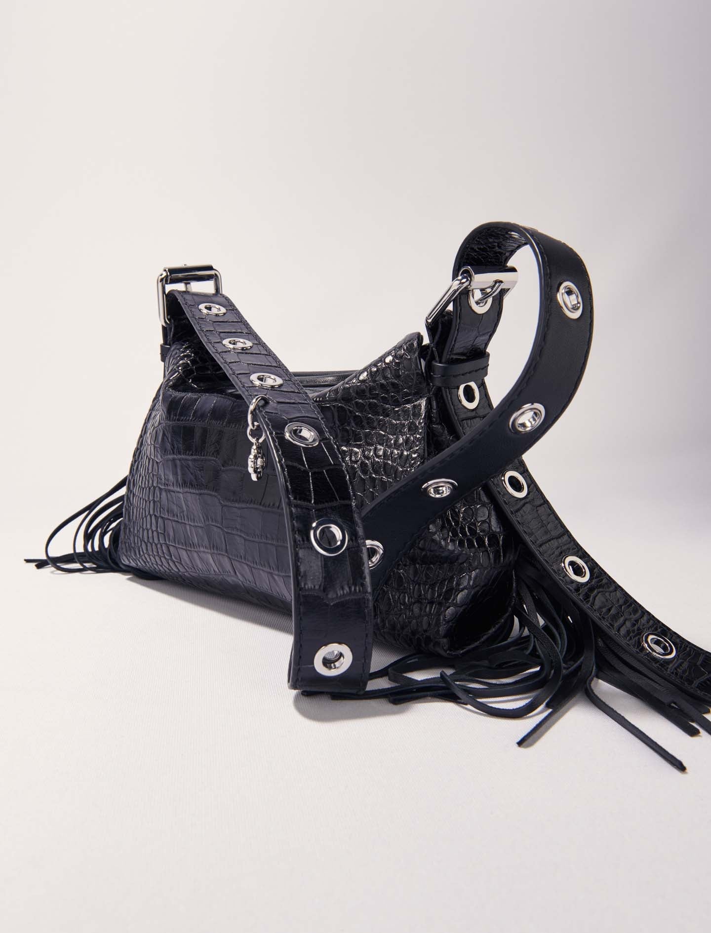 Black-Mini Miss M Shoulder Bag