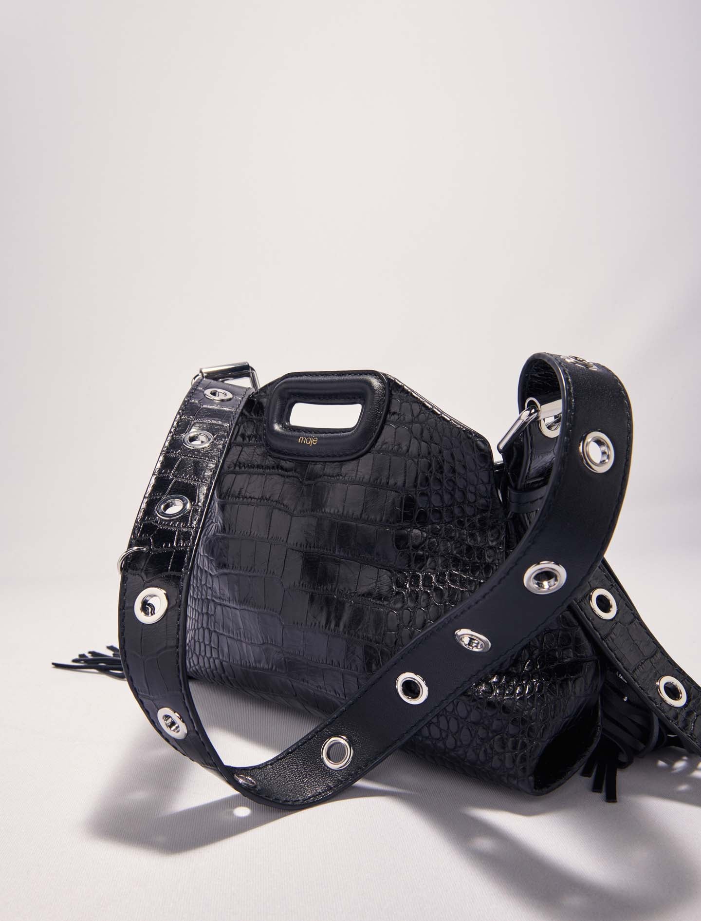 Black-Mini Miss M Shoulder Bag