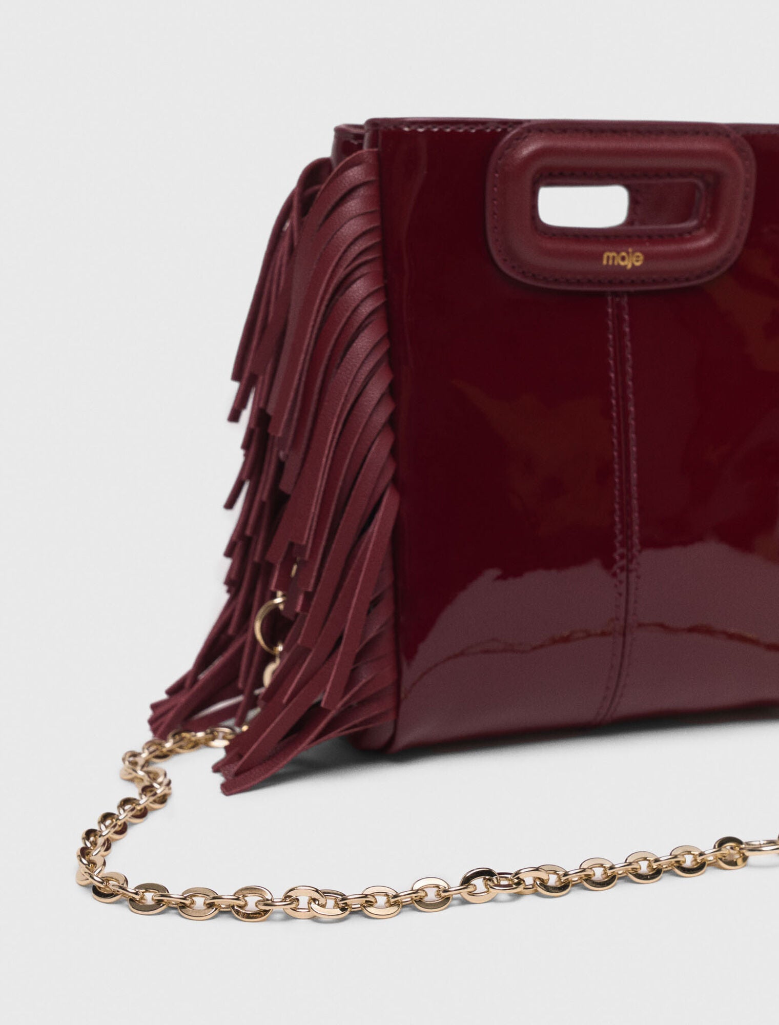Patent leather M Mini bag