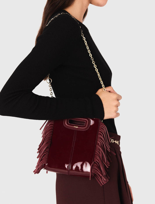 Patent leather M Mini bag