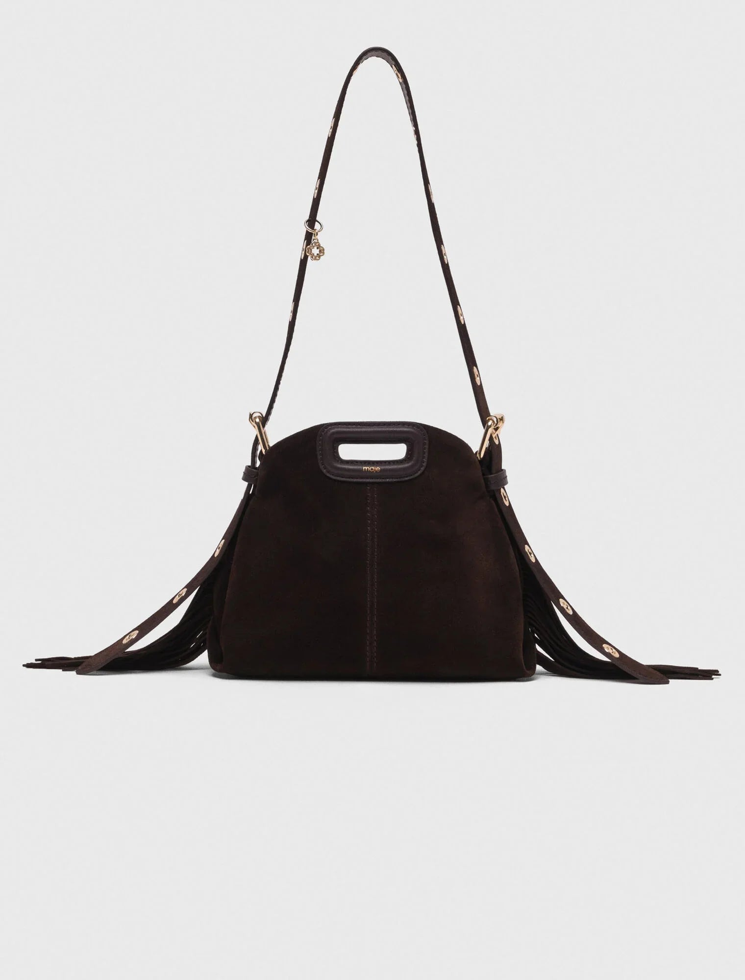 Suede leather Miss M bag