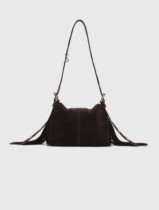 Suede leather Miss M bag