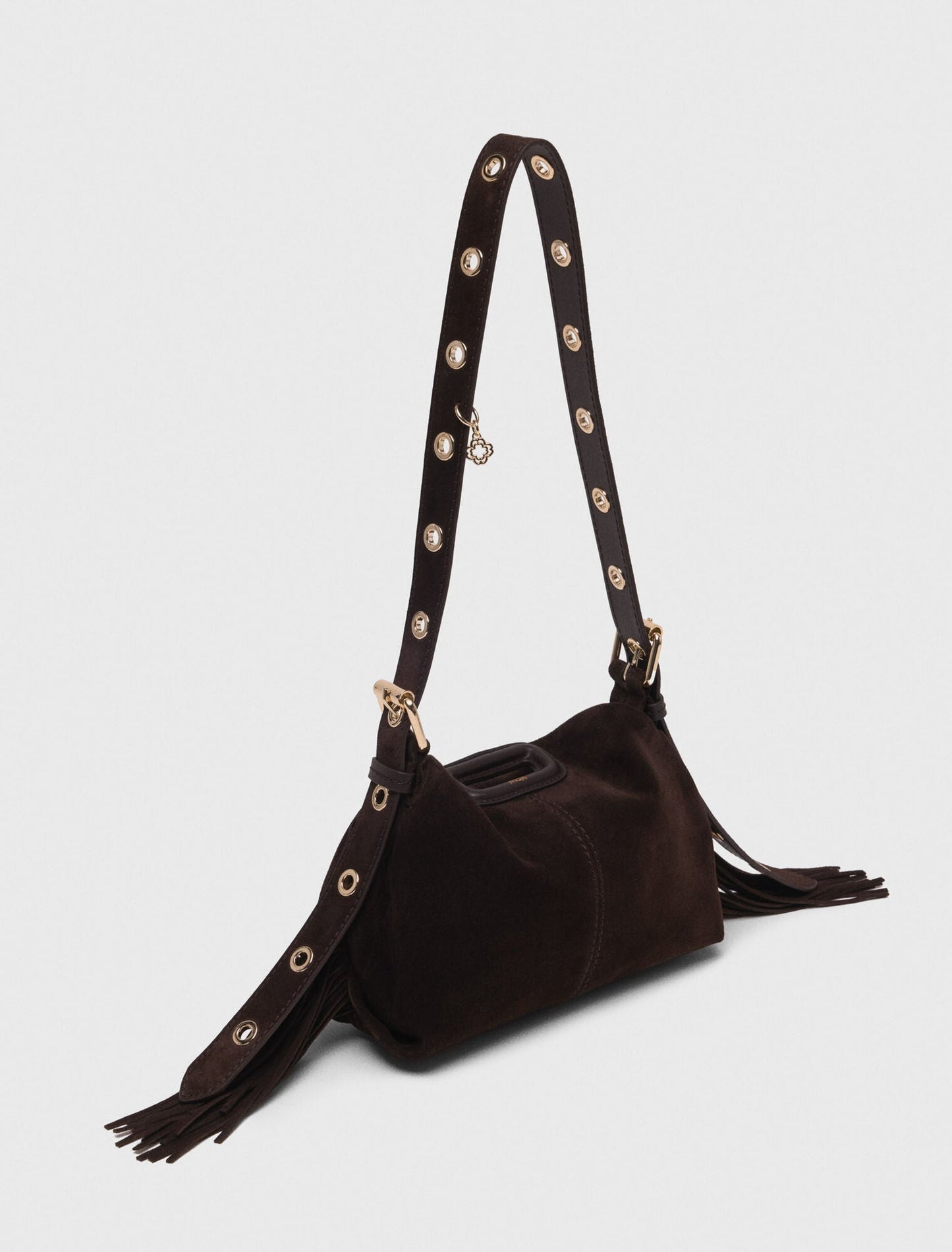 Suede leather Miss M bag