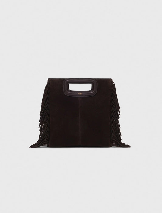 M bag in suede leather