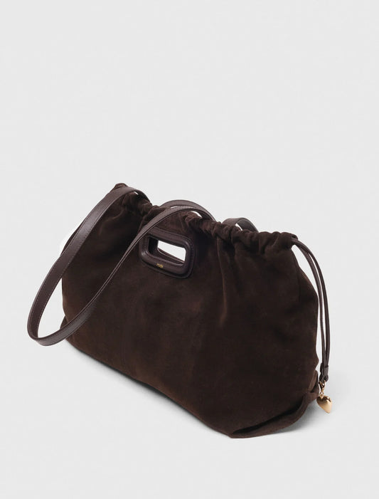 Suede leather Miss M bag