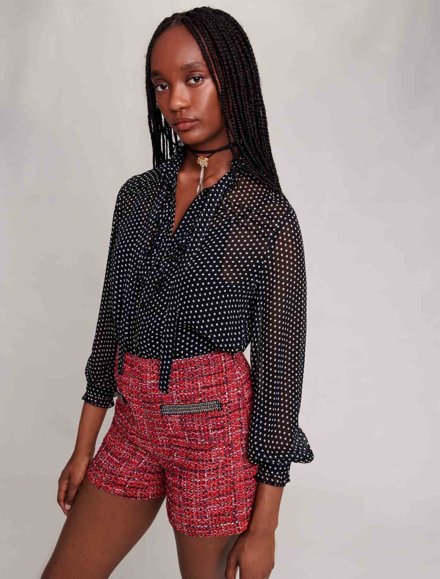 Clover Dot  -Polka Dot Blouse