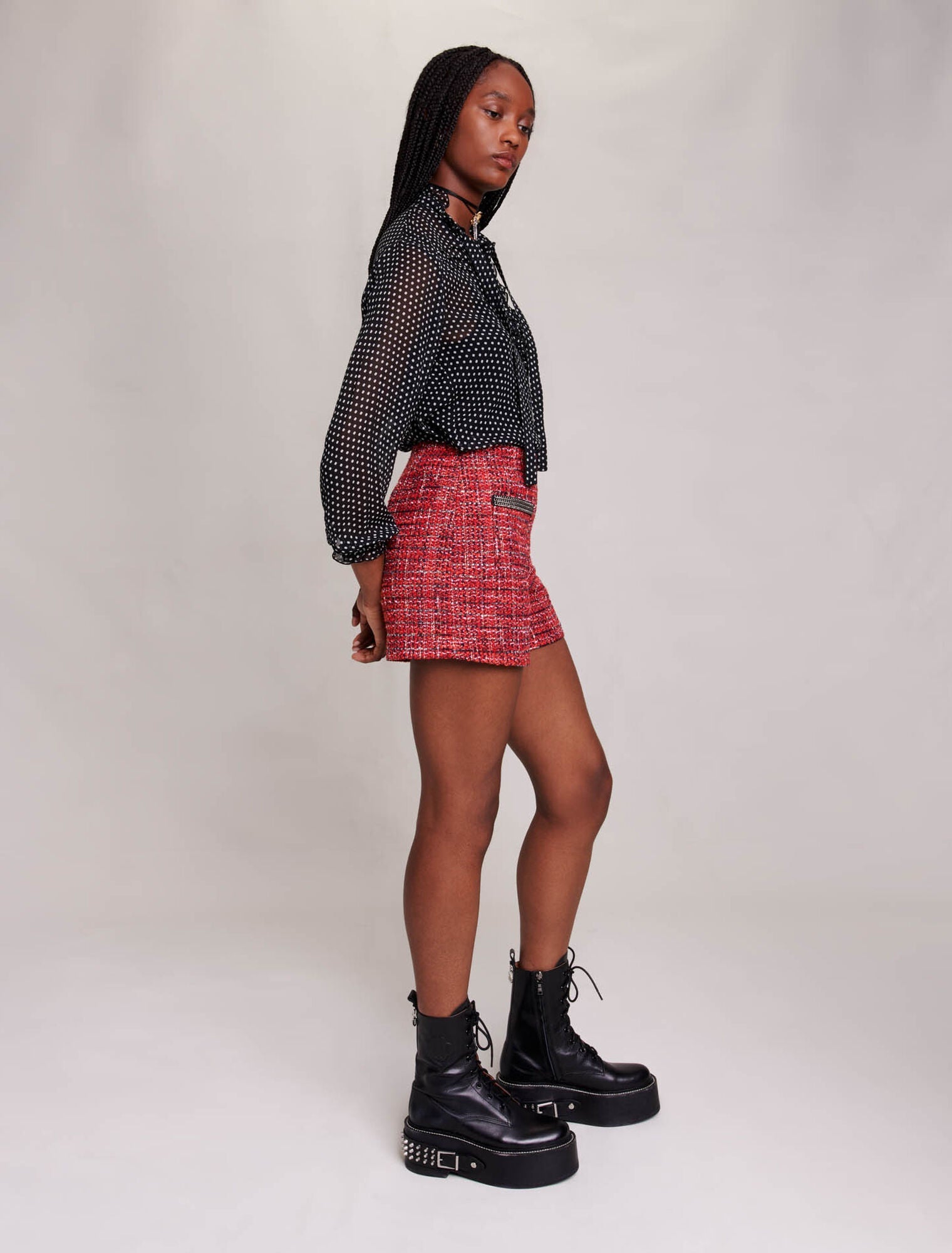 Clover Dot  -Polka Dot Blouse