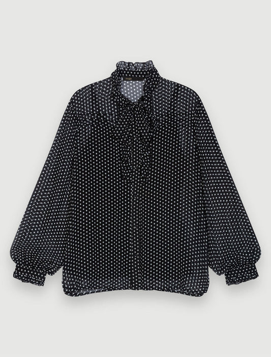 Clover Dot  -Polka Dot Blouse