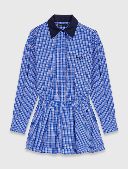 Stretch cotton rhinestone suit