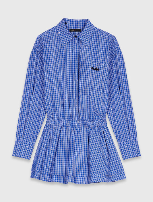 Stretch cotton rhinestone suit