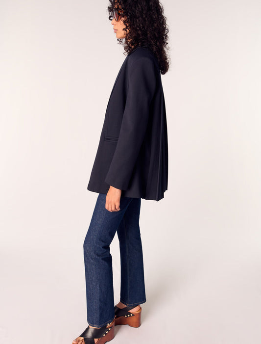 Dark Blue-Denim jeans with pockets