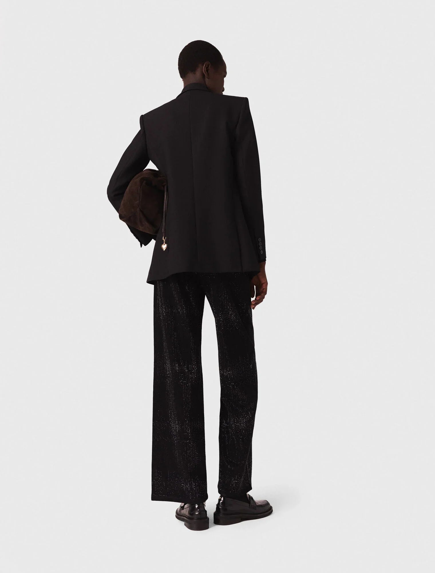 mfpje00767 wide leg rhinestone jeans black