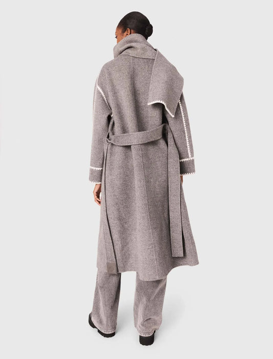 Long double-faced coat