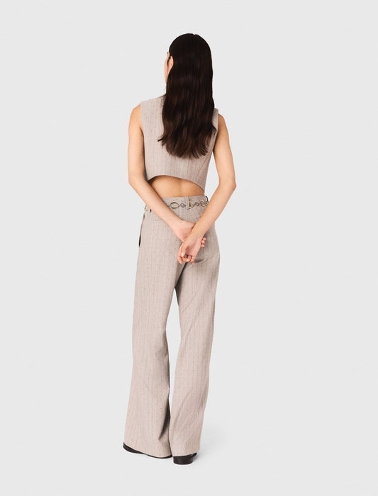 Rhinestone suit trousers