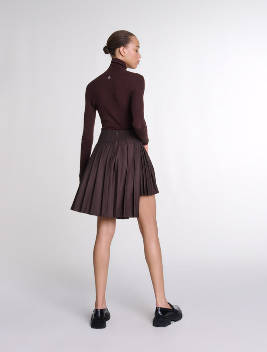 Brown  -Wool And Silk Jumper