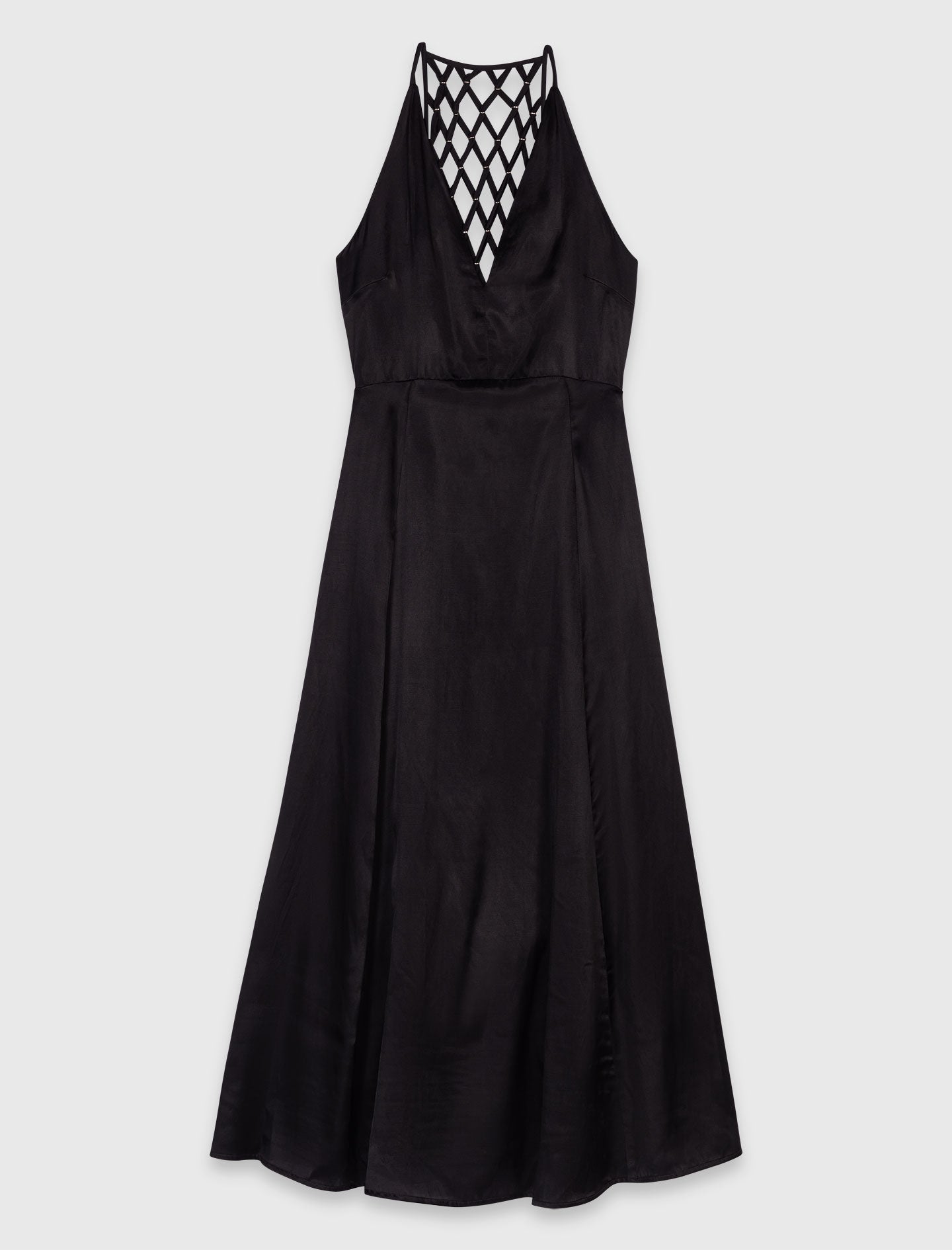 Long flowing dress with braided back