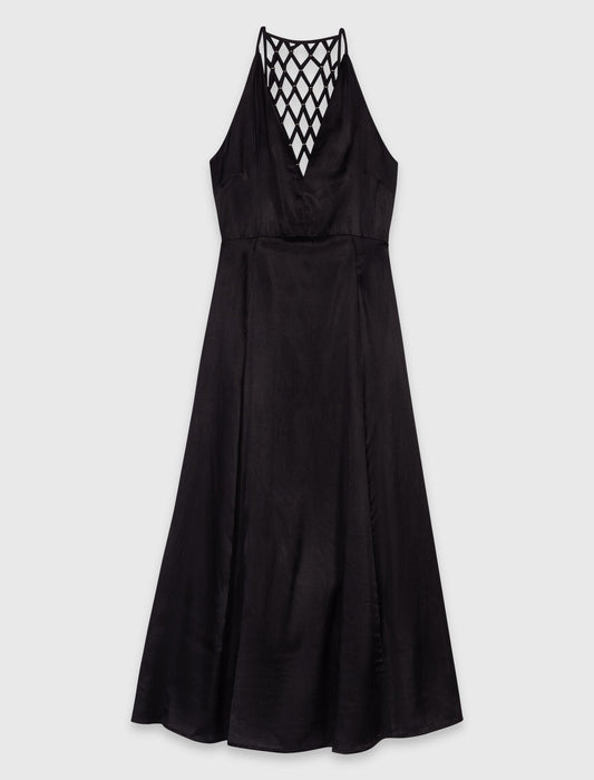 Long flowing dress with braided back