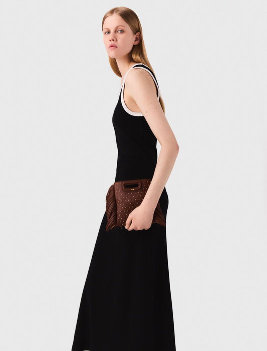 Jersey tank dress Black