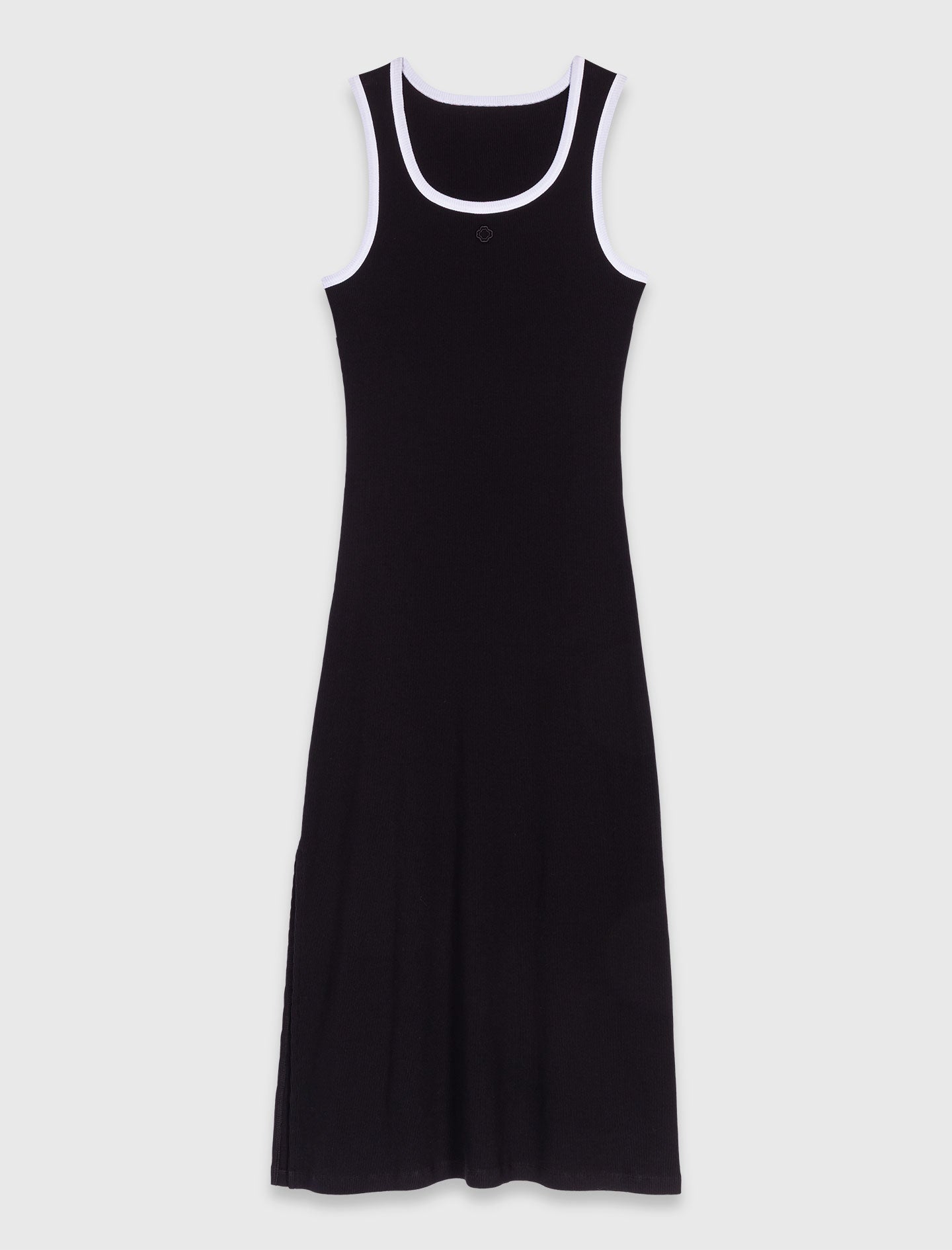 Jersey tank dress Black