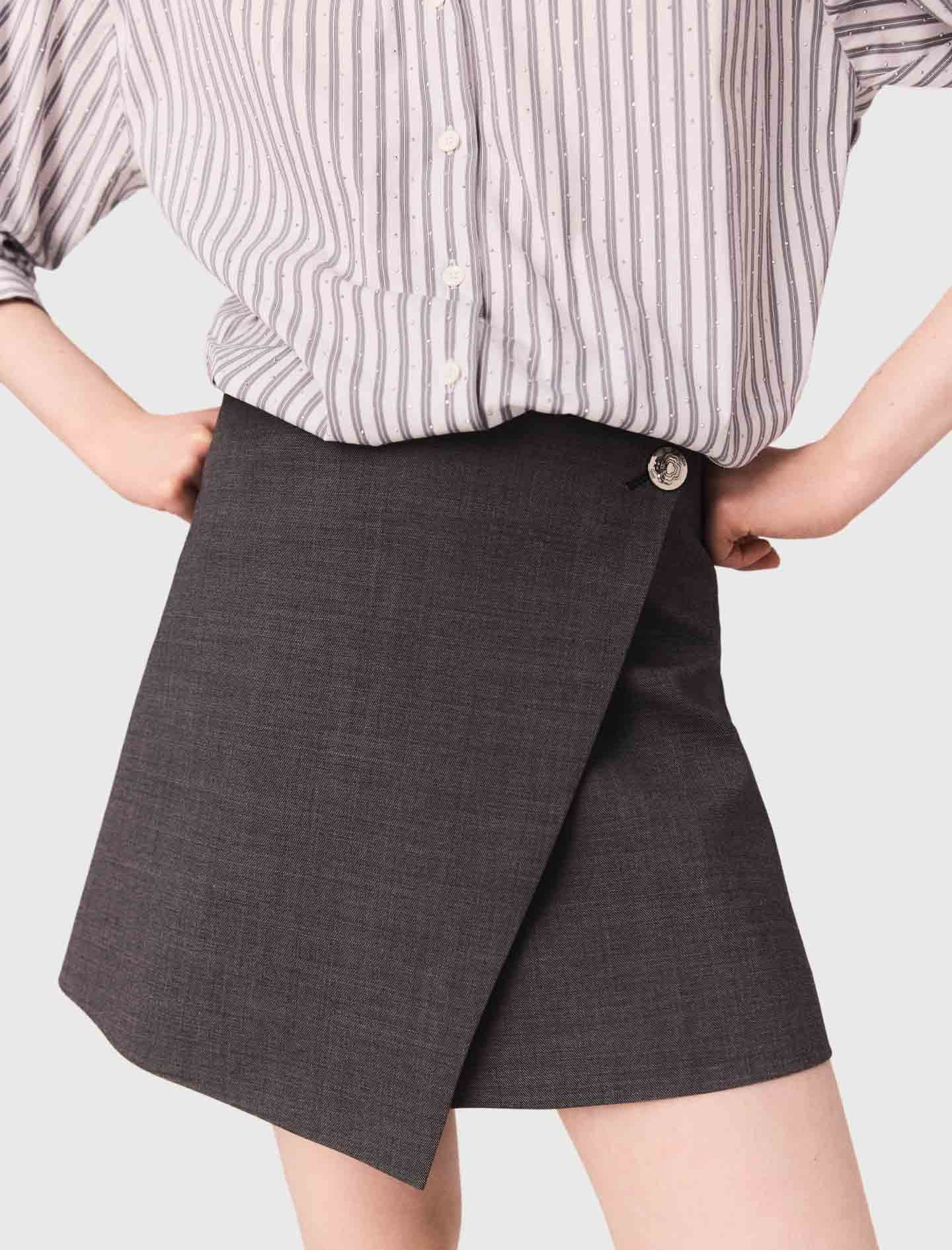 Rhinestone 2-in-1 cotton dress