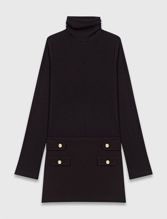 Short high-neck dress