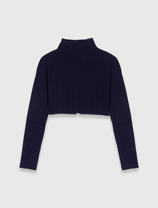 Knit dress with removable jumper