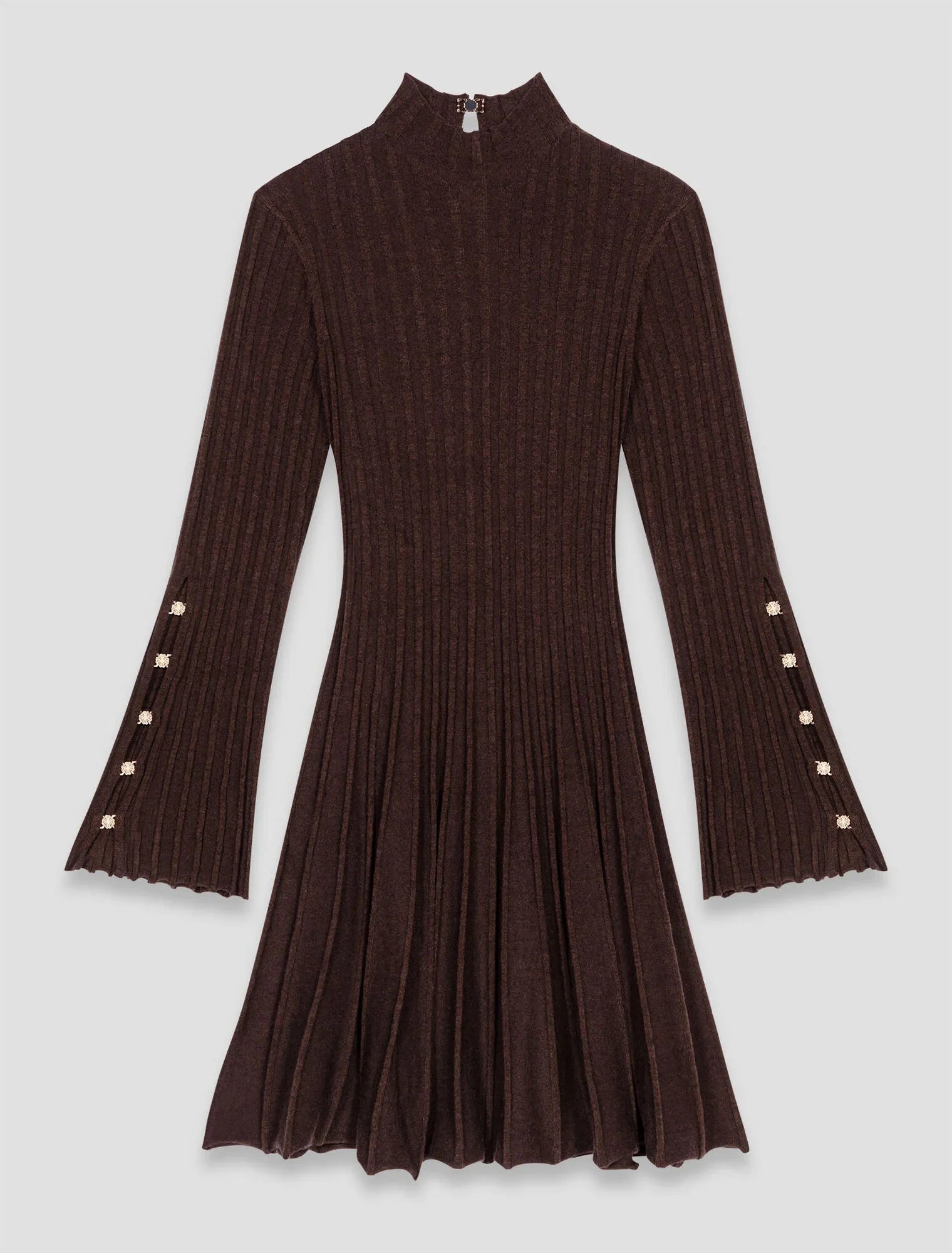 High-neck short skater dress