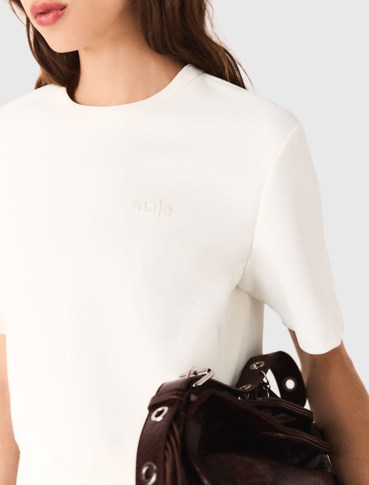 Heavy crepe short top