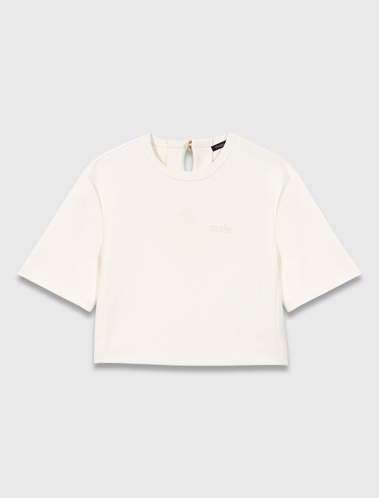 Heavy crepe short top