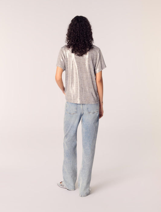 Silver-Lame T-shirt