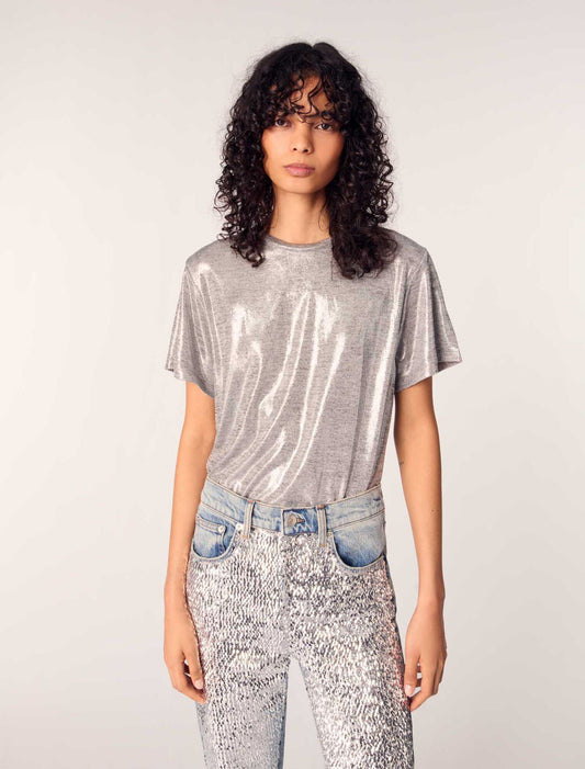 Silver-Lame T-shirt